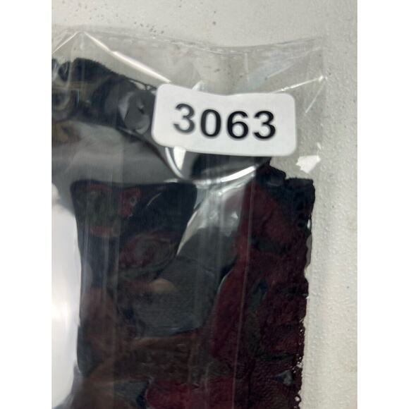 DJT Fashion Size‎ S Black Lace Floral Long Sleeved Lined Top Goth Grunge Witchy - Picture 12 of 12